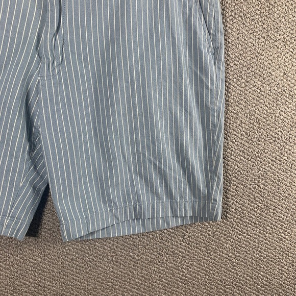 Polo Ralph Lauren‎ Mens Prospect Shorts Size 40 Blue White Striped Chino Pockets - Picture 3 of 9